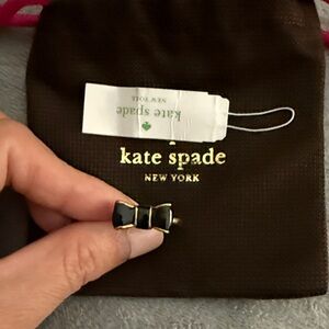 Kate Spade Black Bow Accent Ring
